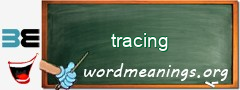 WordMeaning blackboard for tracing